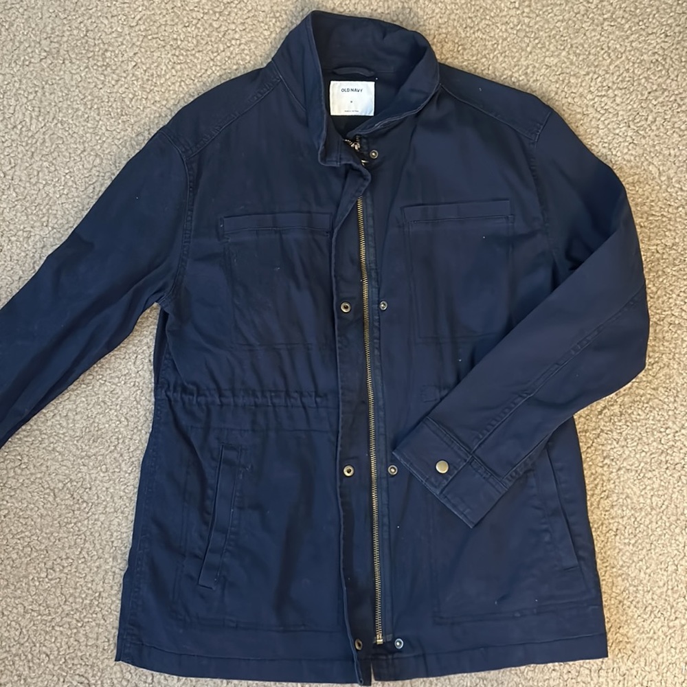 Navy Utility Jacket - Picture 2 of 2